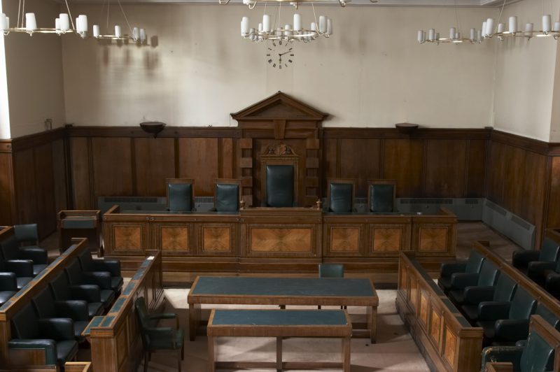 court room, council chambers