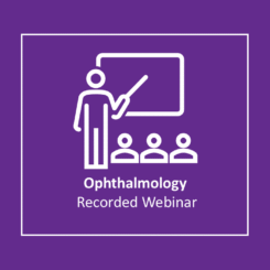 CPD webinar: 'Ophthalmology'